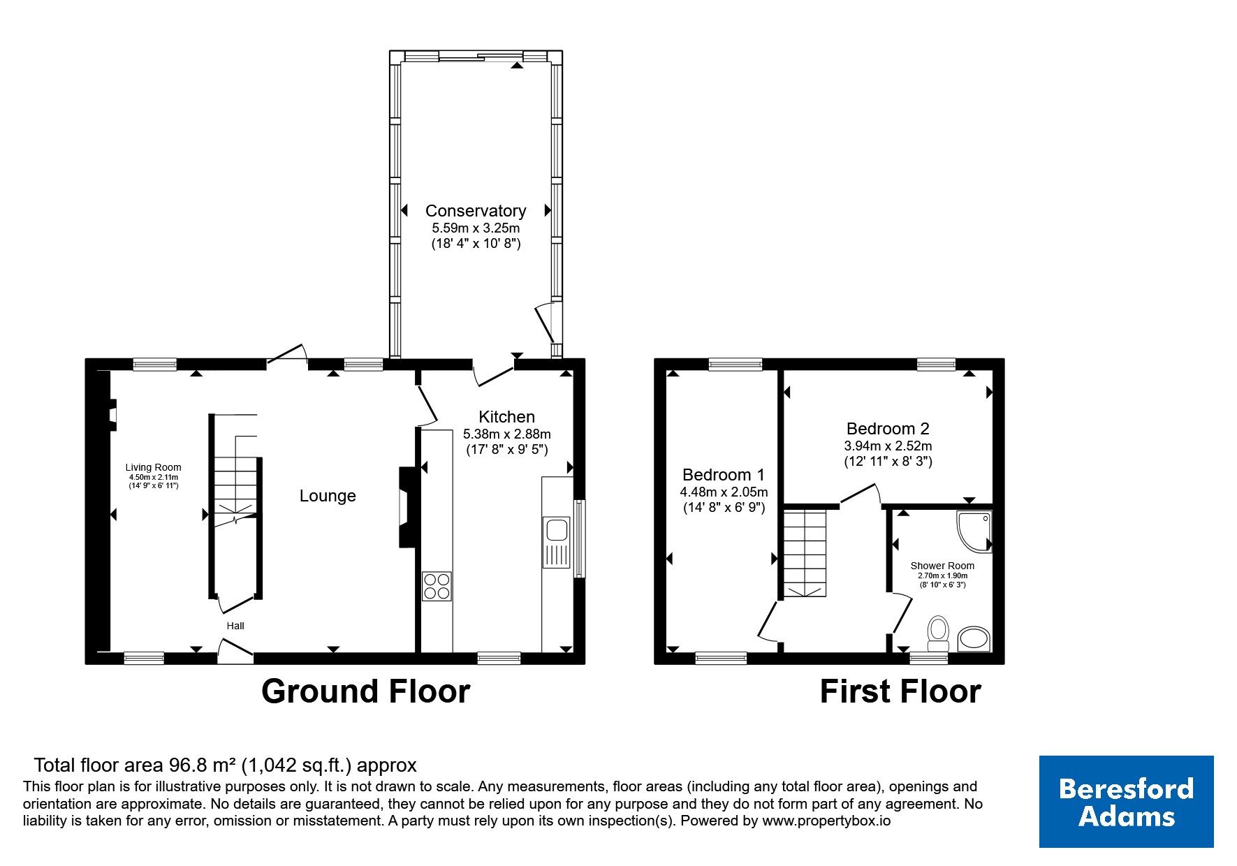 3, Long Street, Bethesda floorplan