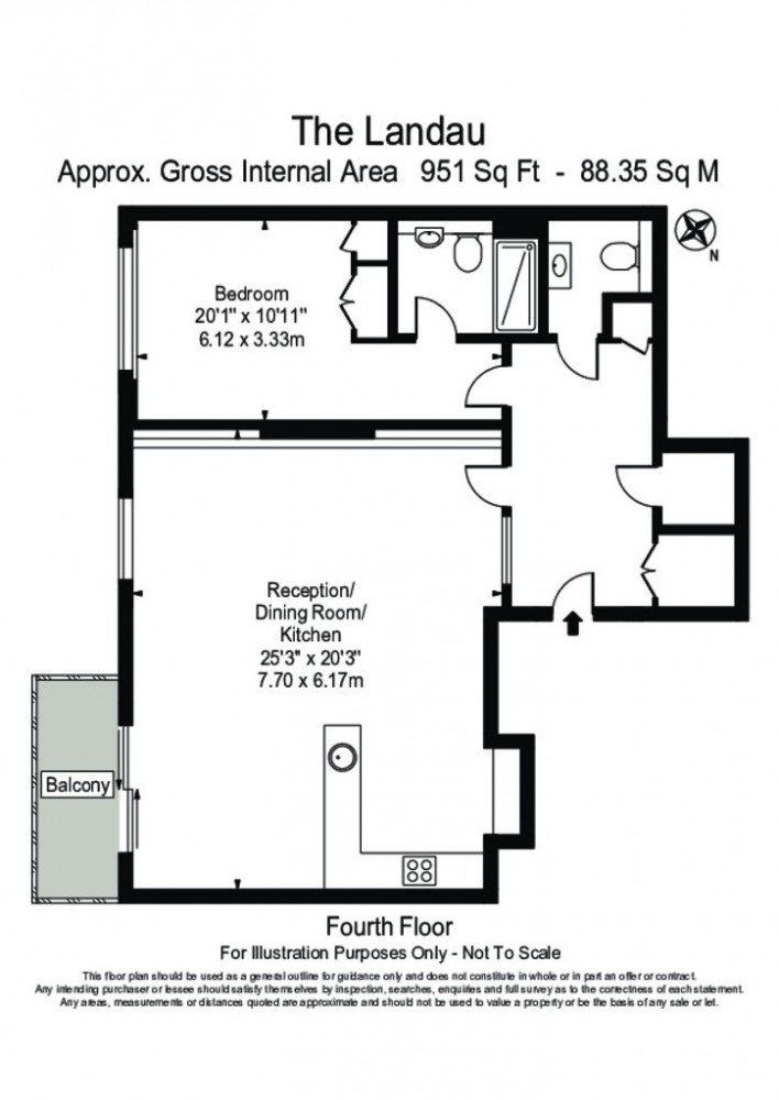 1 Bedrooms Flat to rent in The Landau, Fulham SW6