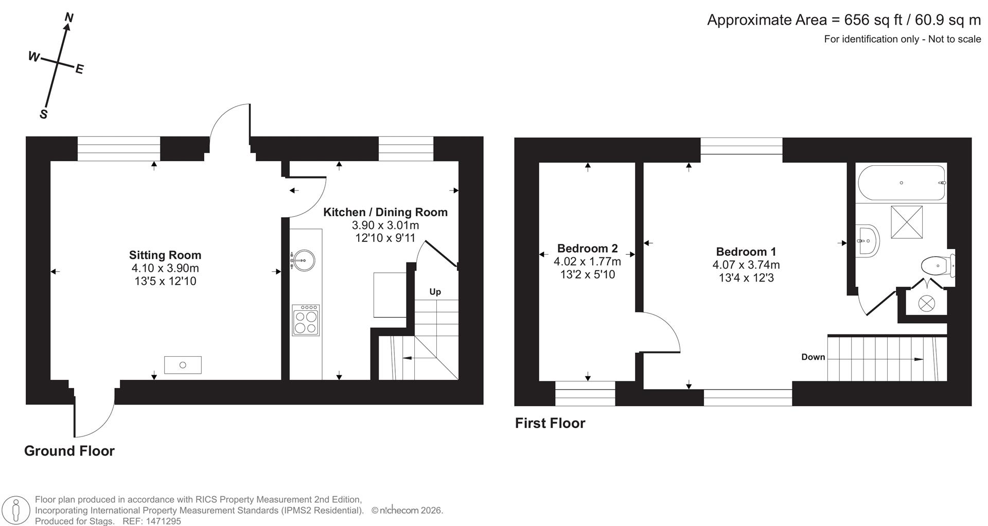 HC, Hendrifton Farm, Liskeard floorplan