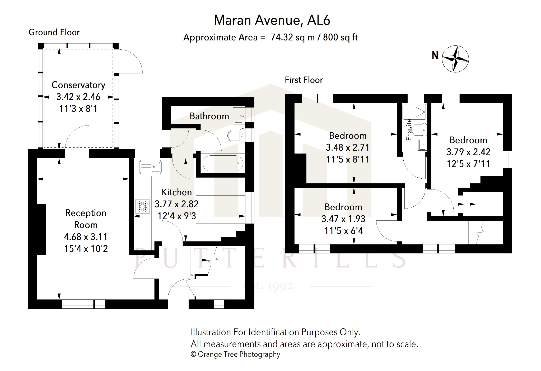 6 Maran Avenue, Welwyn, Hertfordshire floorplan