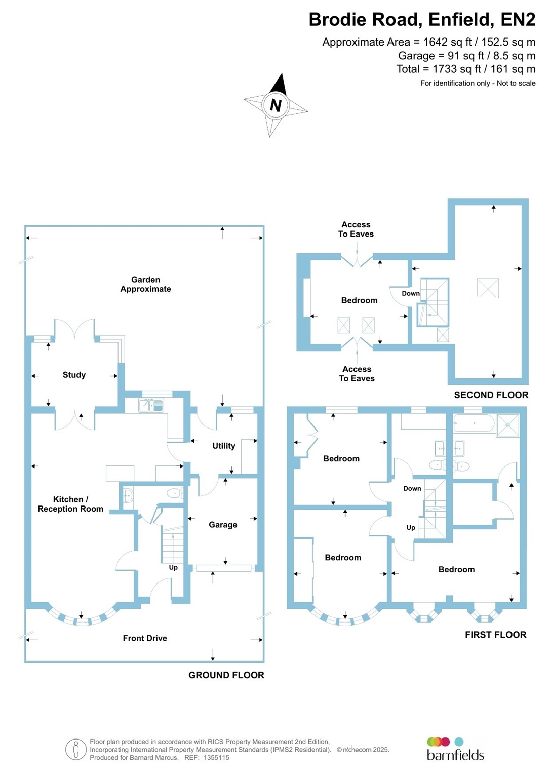 55, Brodie Road, Enfield floorplan