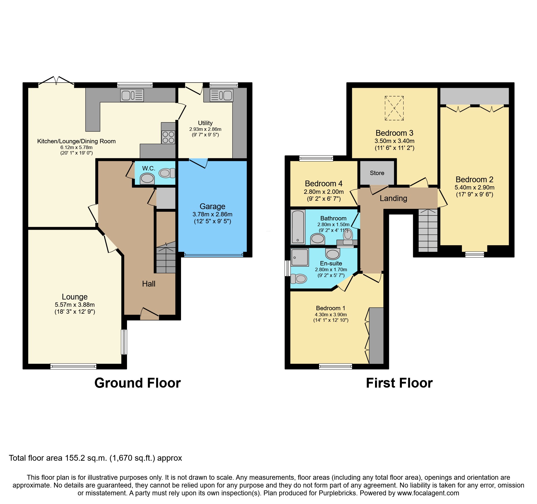 21, Earl Mountbatten Drive, Billericay floorplan