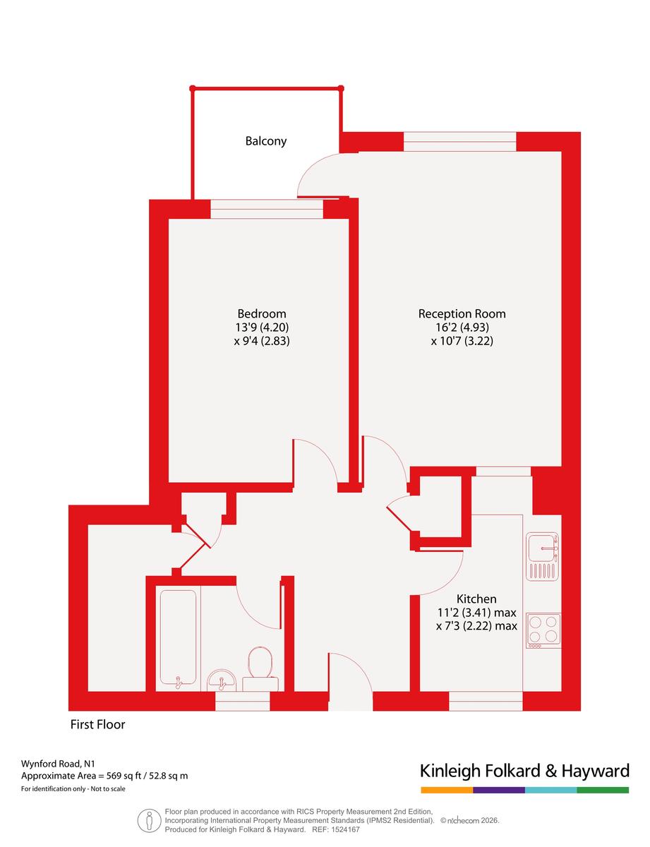 197, Wynford Road, London floorplan