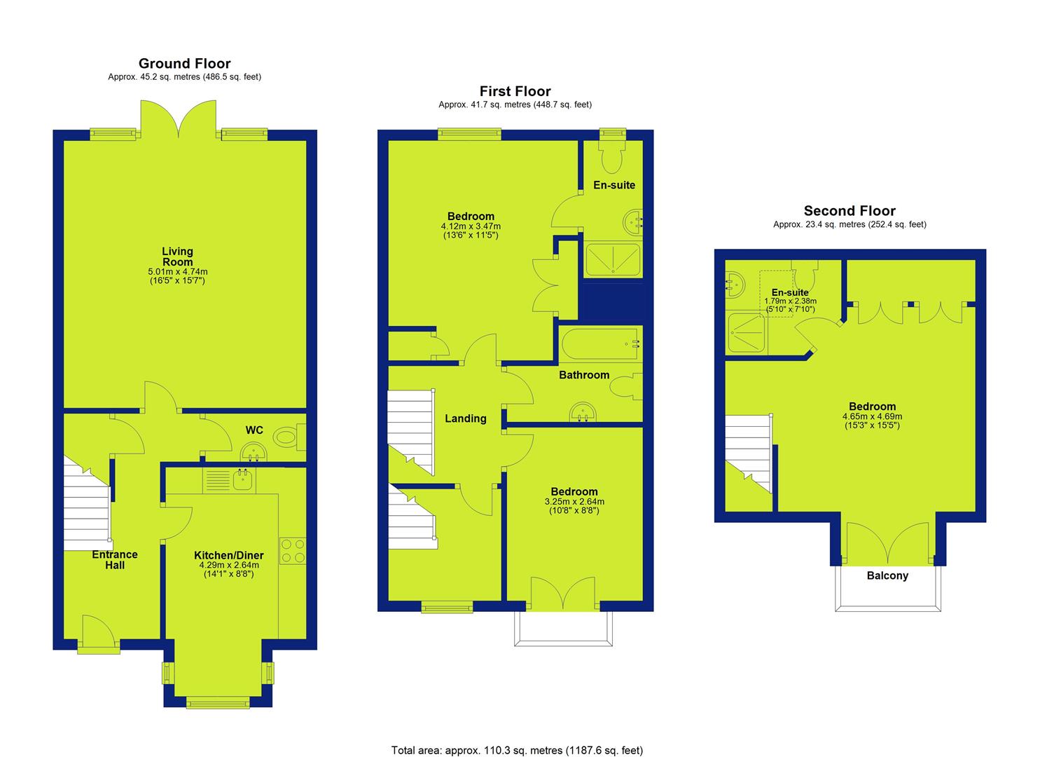3, Ferryman Road, Nottingham floorplan