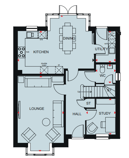 H875564, Blidworth Lane, Rainworth, Mansfield floorplan