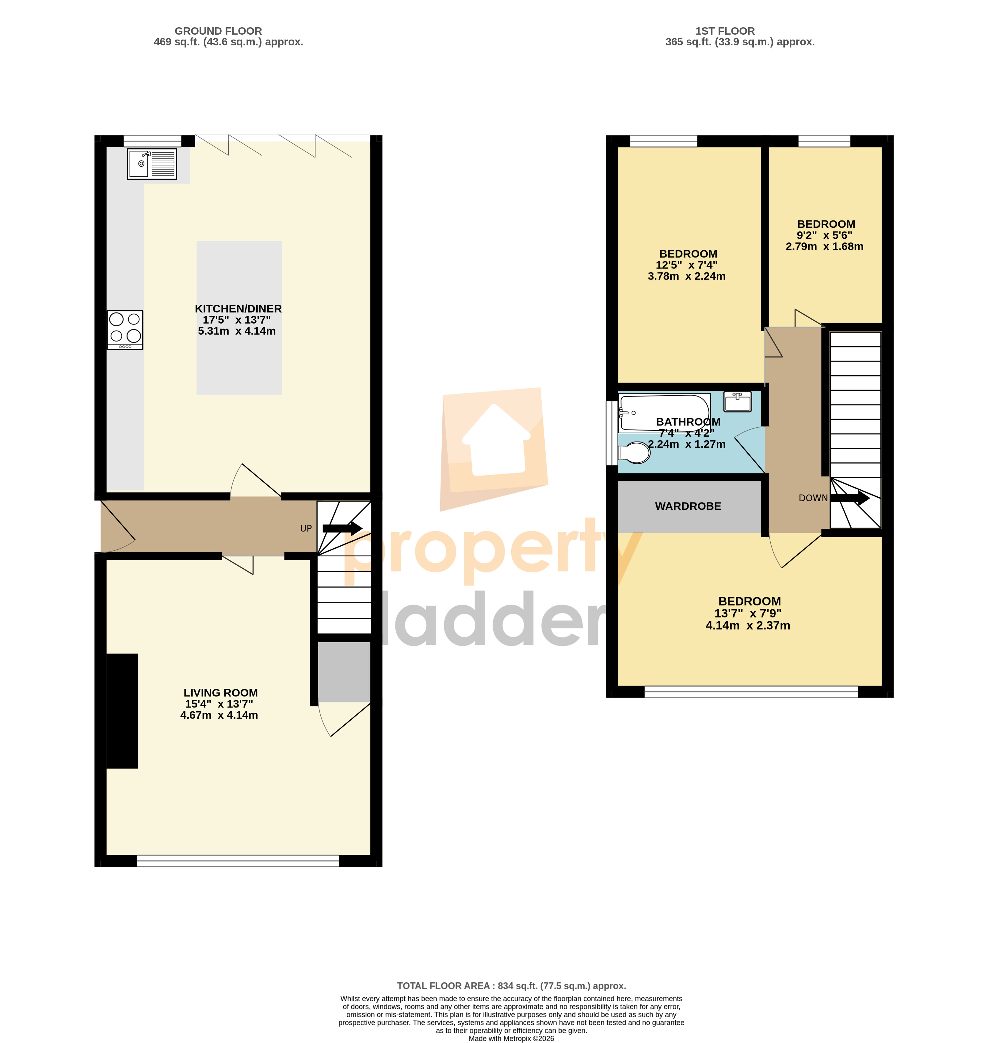 33, Meadow Gardens, Norwich floorplan