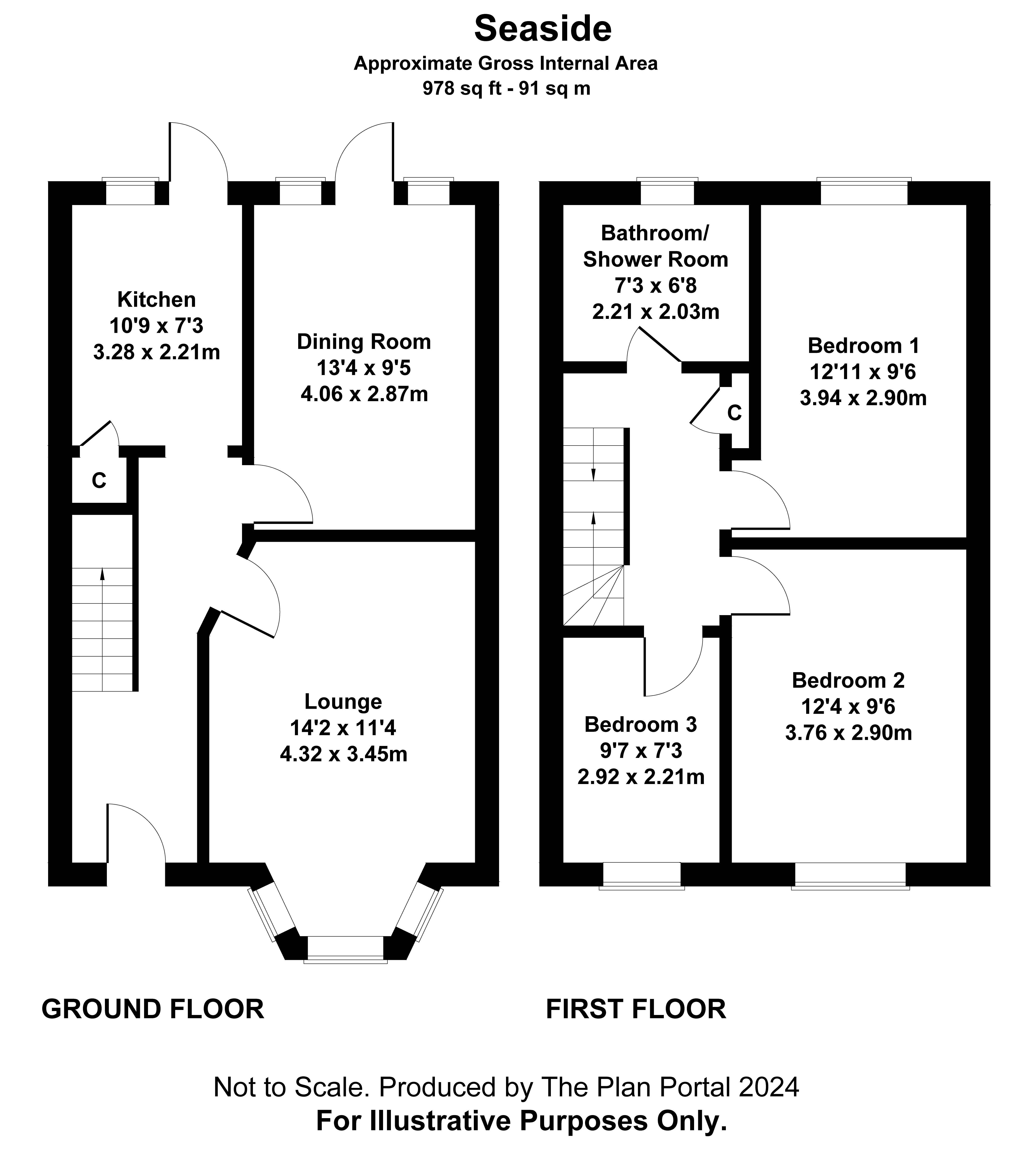 392, Seaside, Eastbourne floorplan