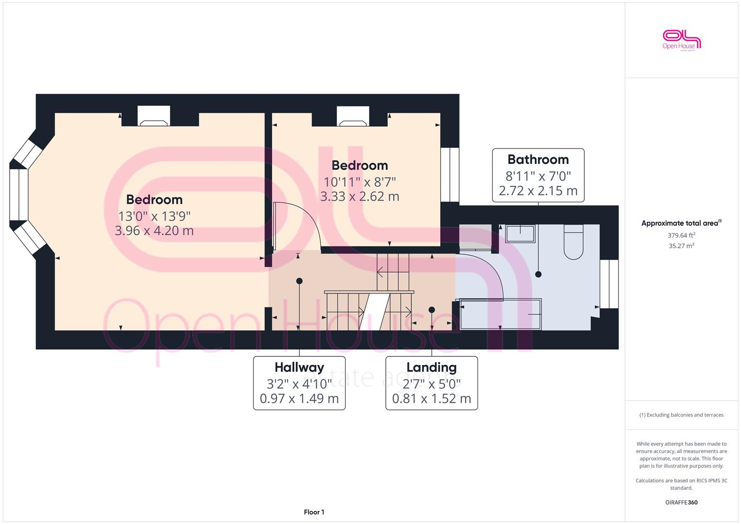 87, Lewes Road, Newhaven floorplan