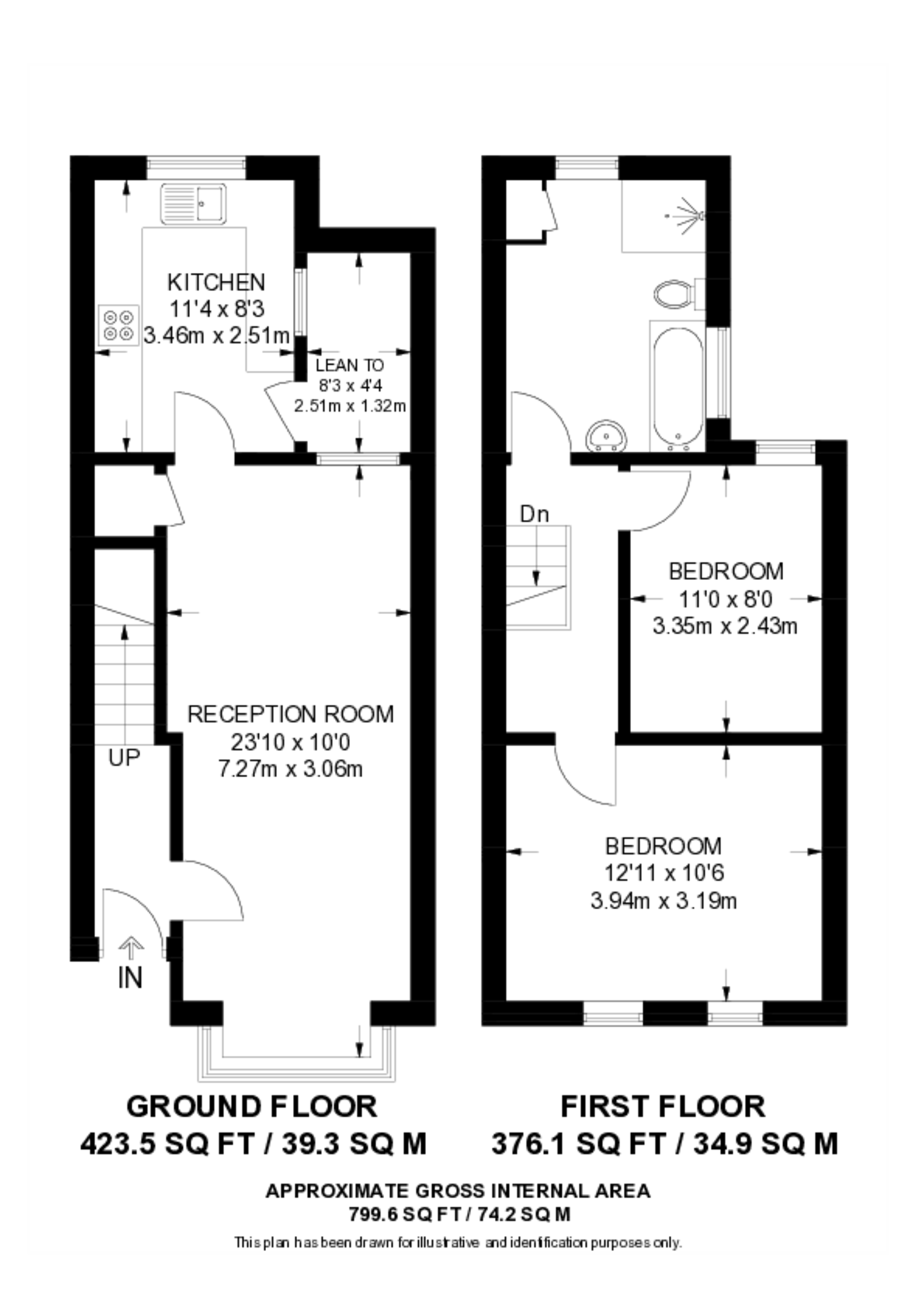 Cassiobridge Road, Watford floorplan