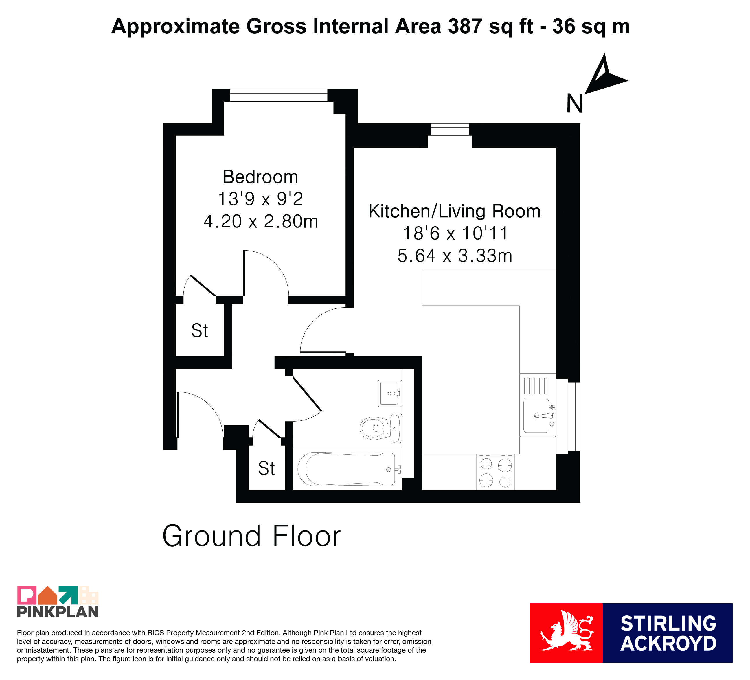 Flat 3, 98, Friars Avenue, London floorplan