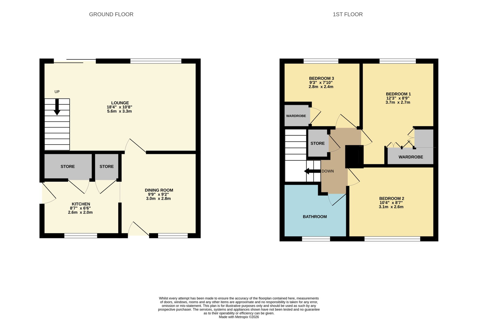 51, Linmere Walk, Dunstable floorplan