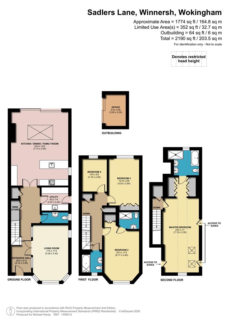2, Sadlers Lane, Winnersh floorplan