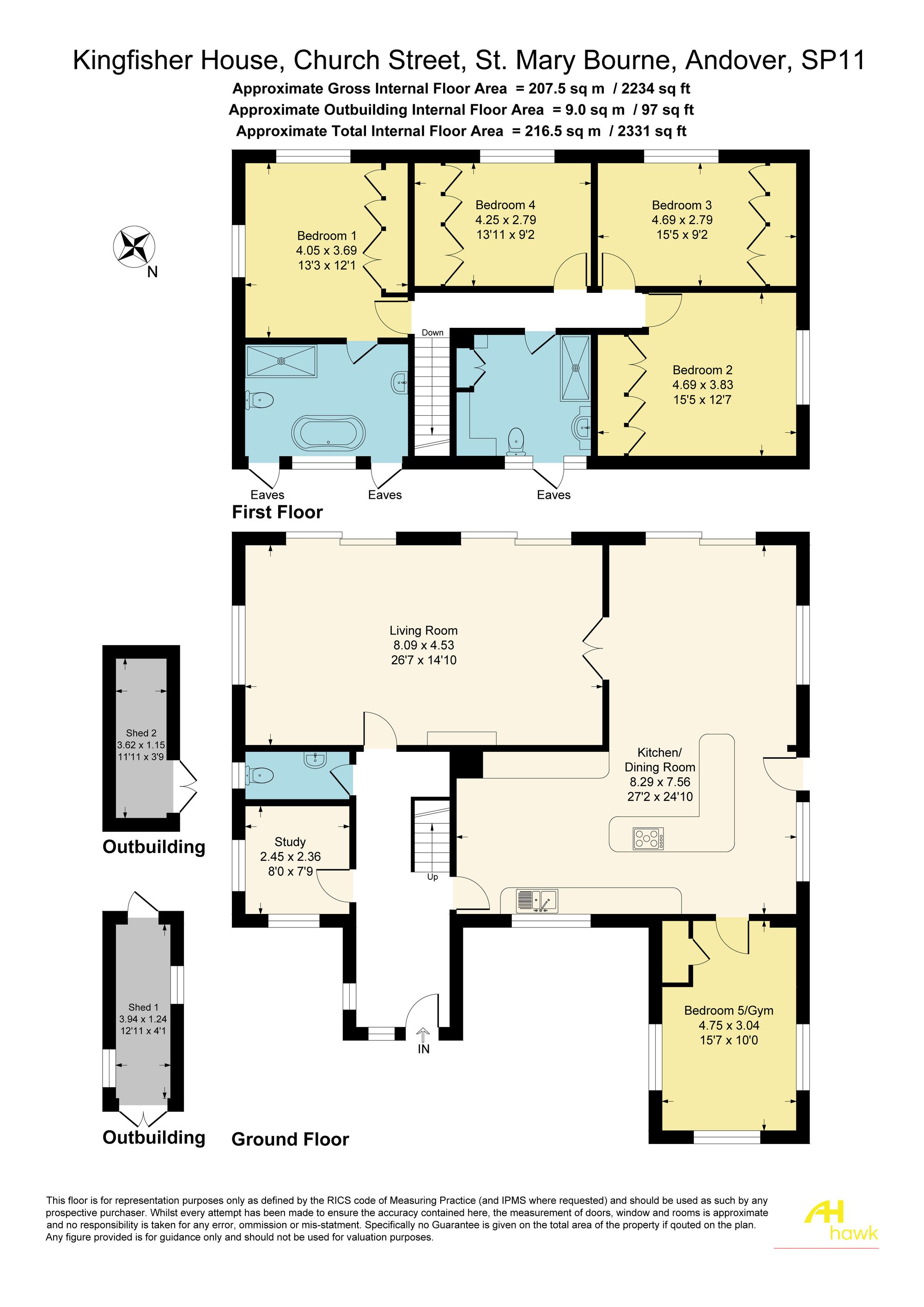 Kingfisher House, Andover floorplan