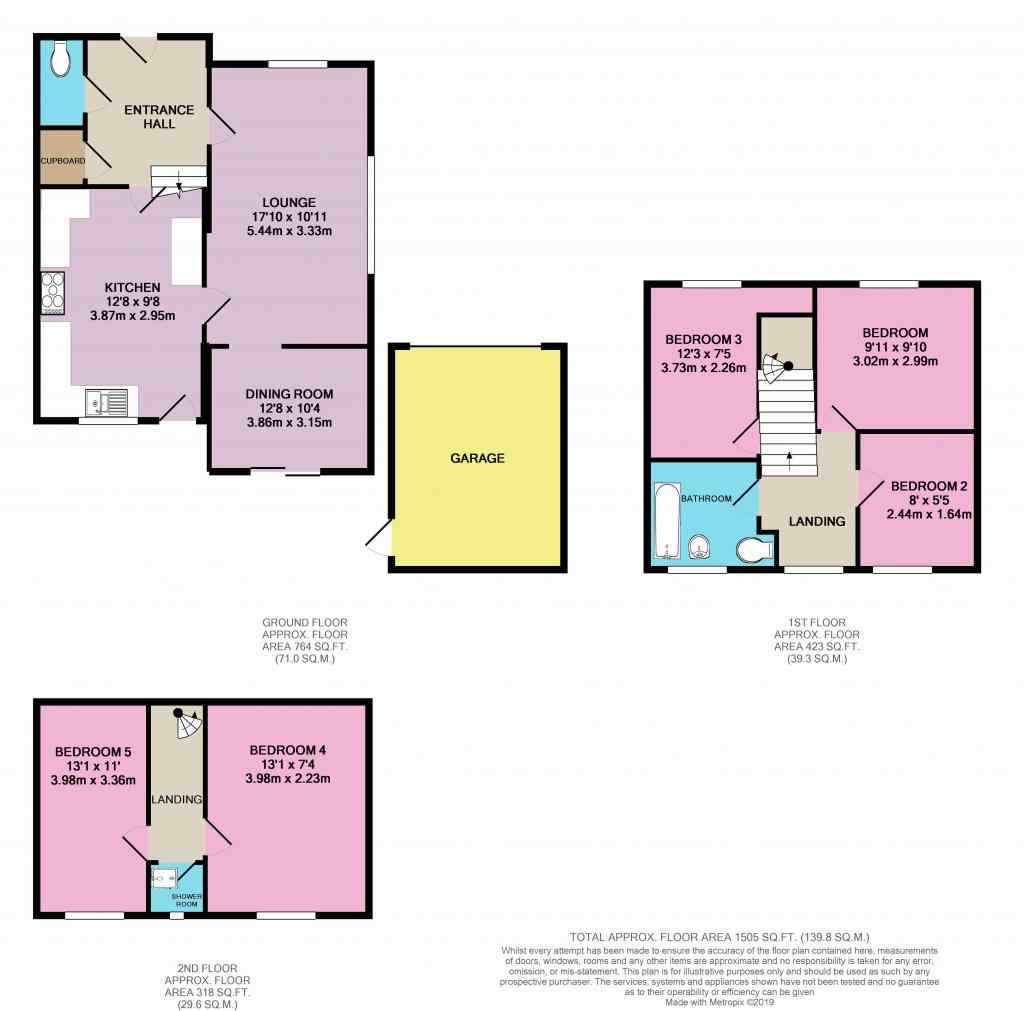 5 Bedrooms Semi-detached house for sale in Haddon Drive, Woodley, Reading RG5