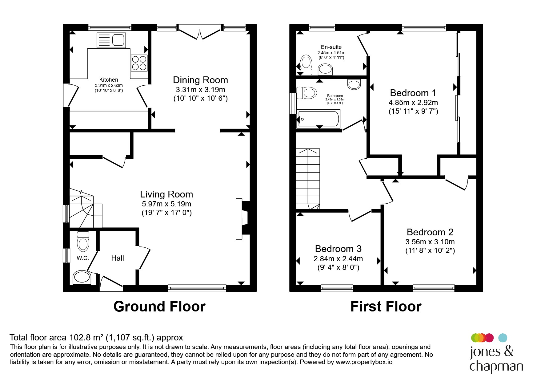 43, Thorns Drive, Wirral floorplan