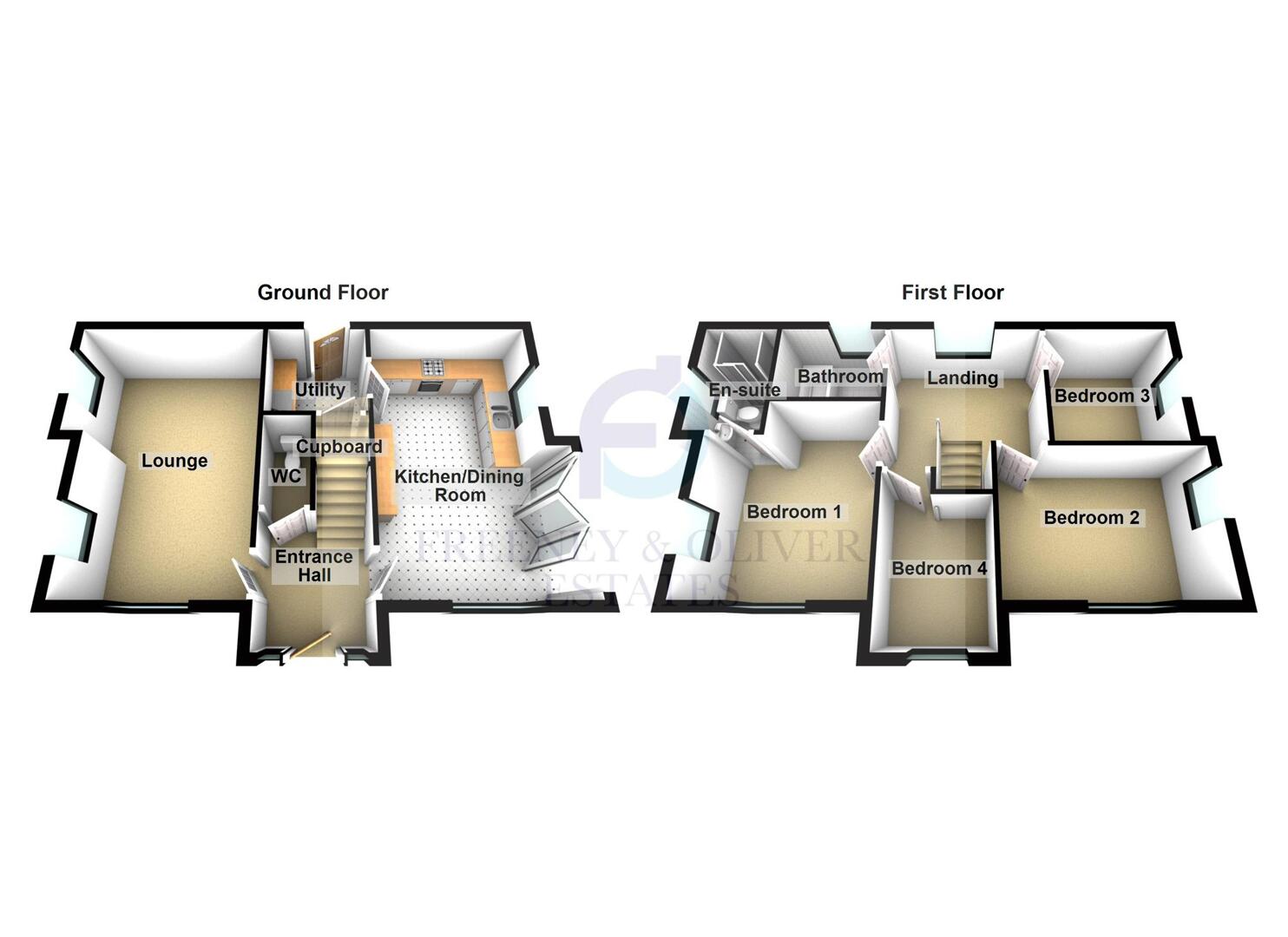 20, Moss Green Close, Standish floorplan