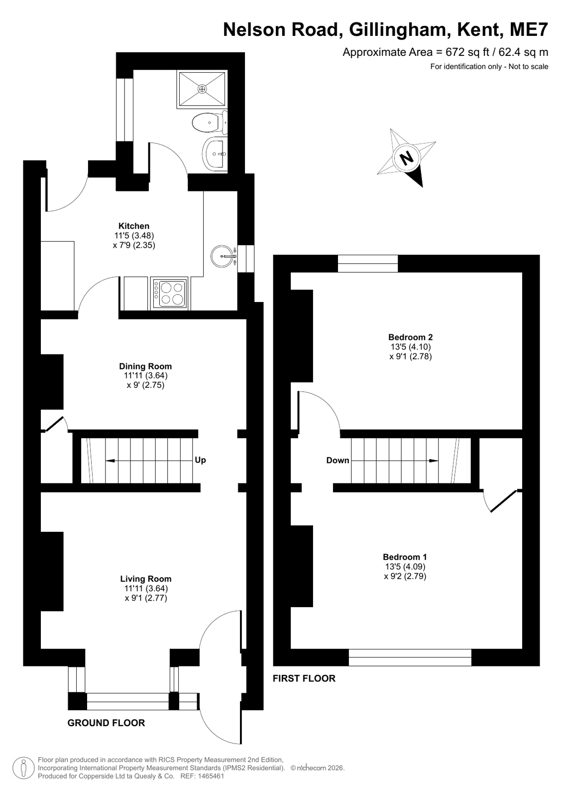 67, Nelson Road, Kent floorplan