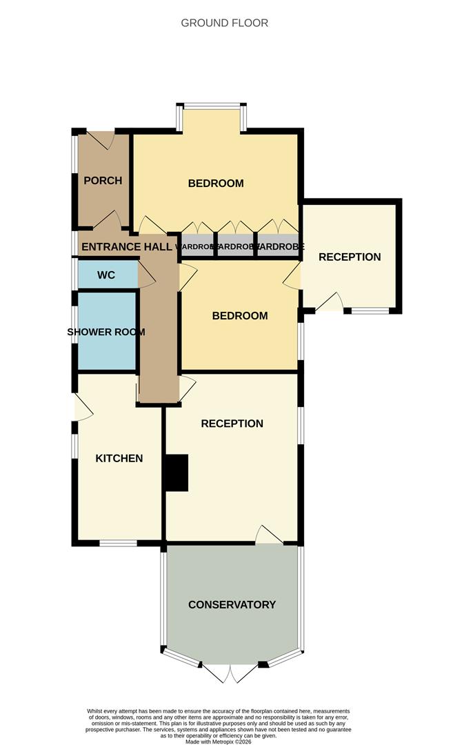 20, Somerset Road, Worthing floorplan