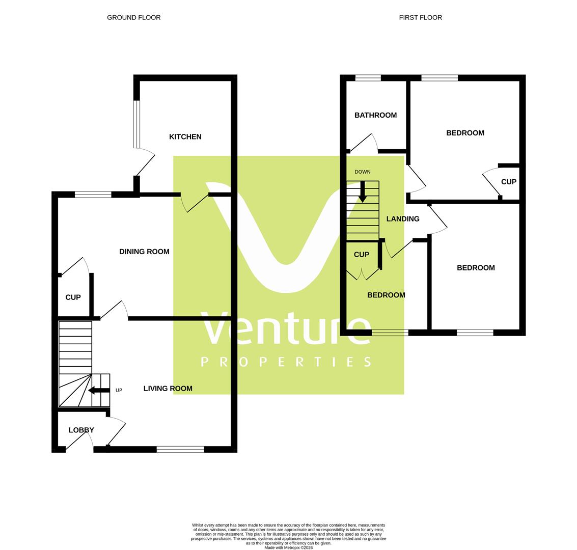 5, Grainger Street, Spennymoor floorplan