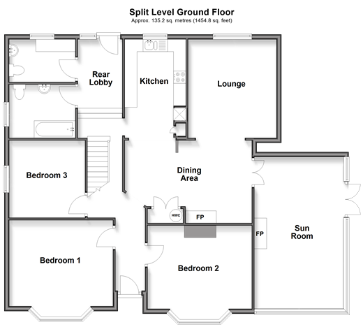 Rocks Hill Northiam, Rye floorplan