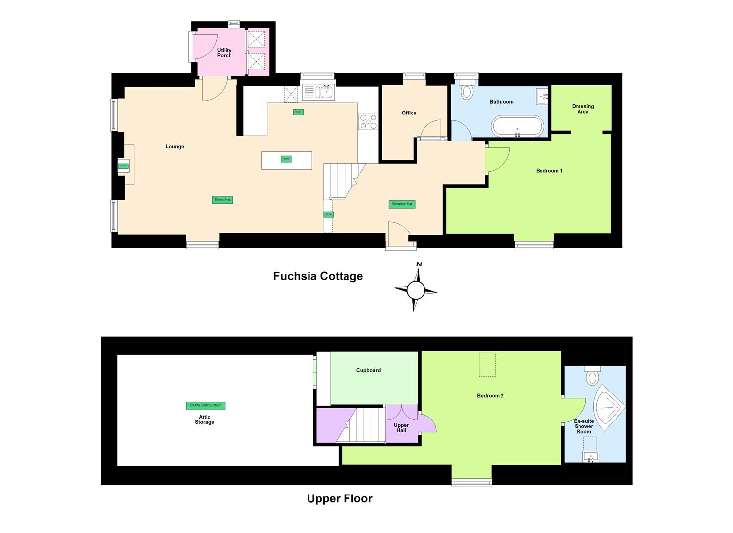 Fuchsia Cottage, Glen Rosa, Isle Of Arran floorplan