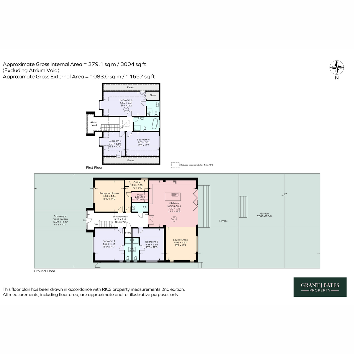 61, The Ridgeway, Cuffley floorplan