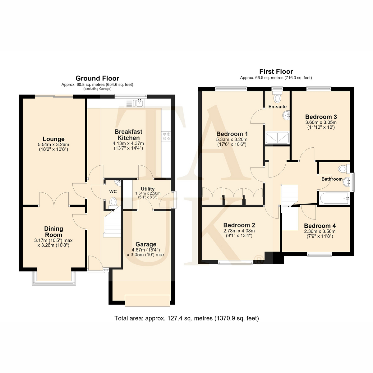 54, Endeavour Place, Stourport-on-severn floorplan