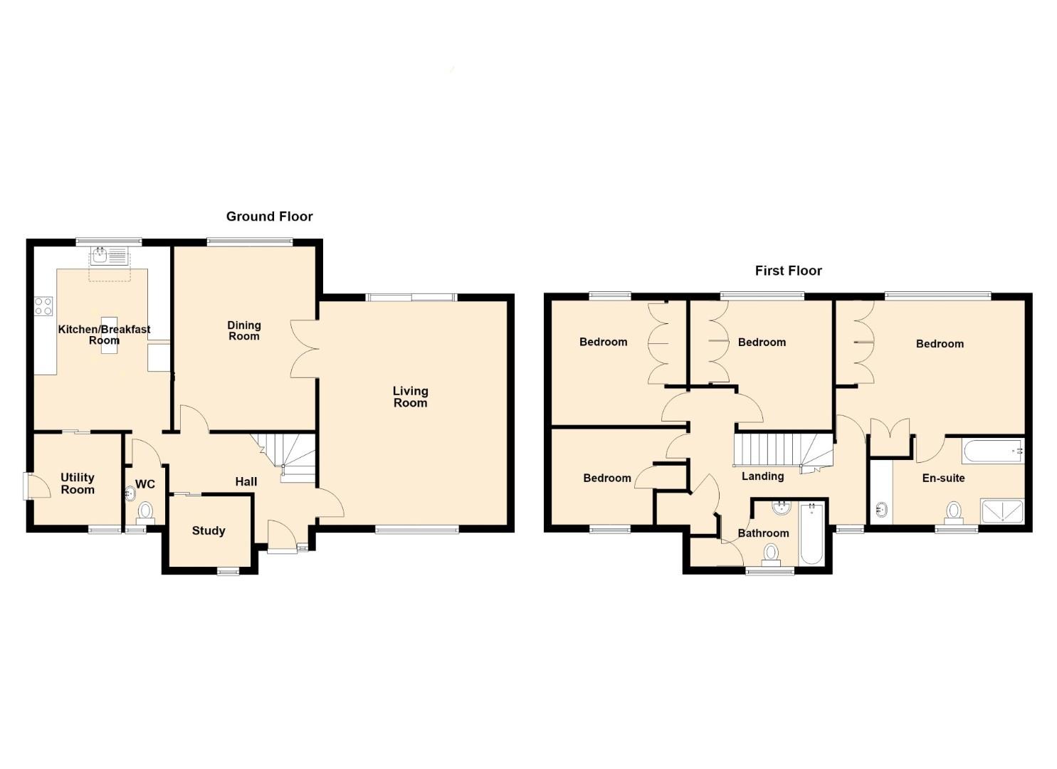 47, The Chase, Brandon floorplan