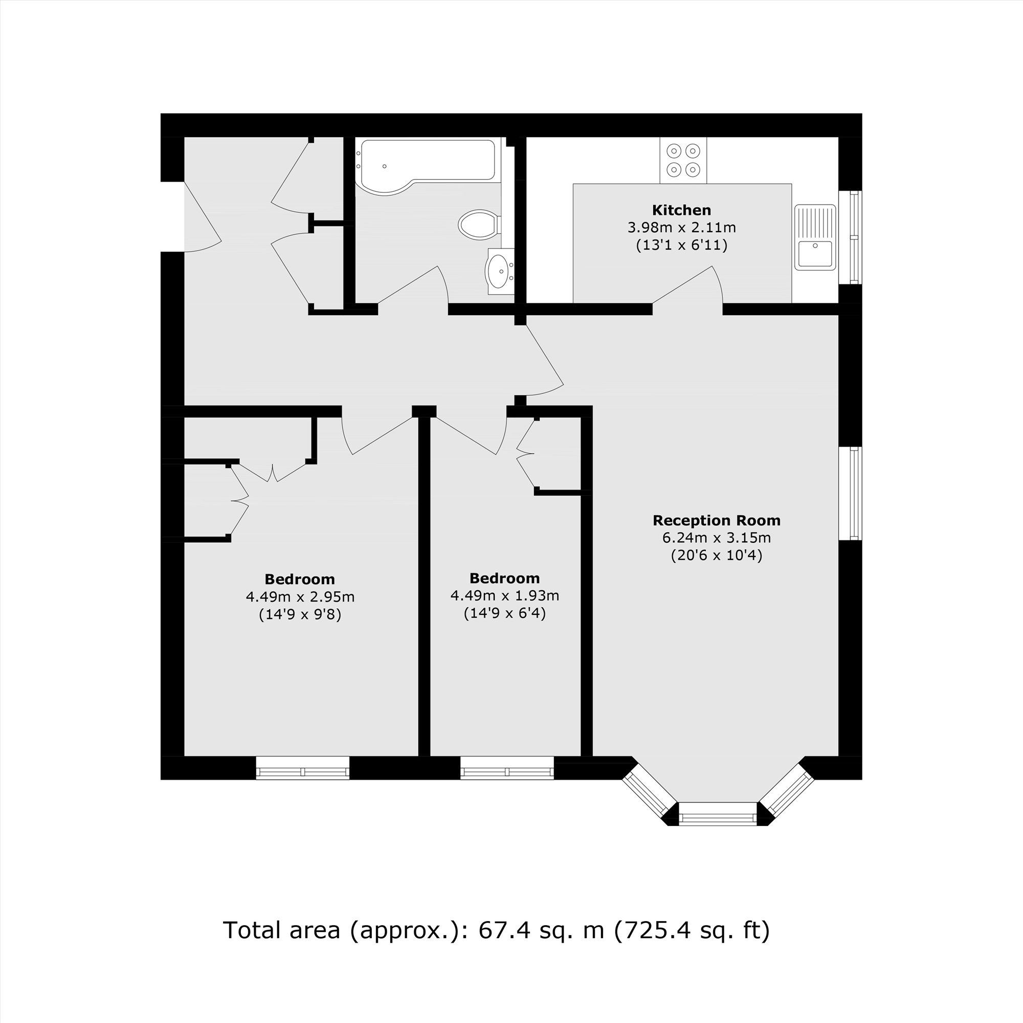77, Sigrist Square, Kingston Upon Thames floorplan