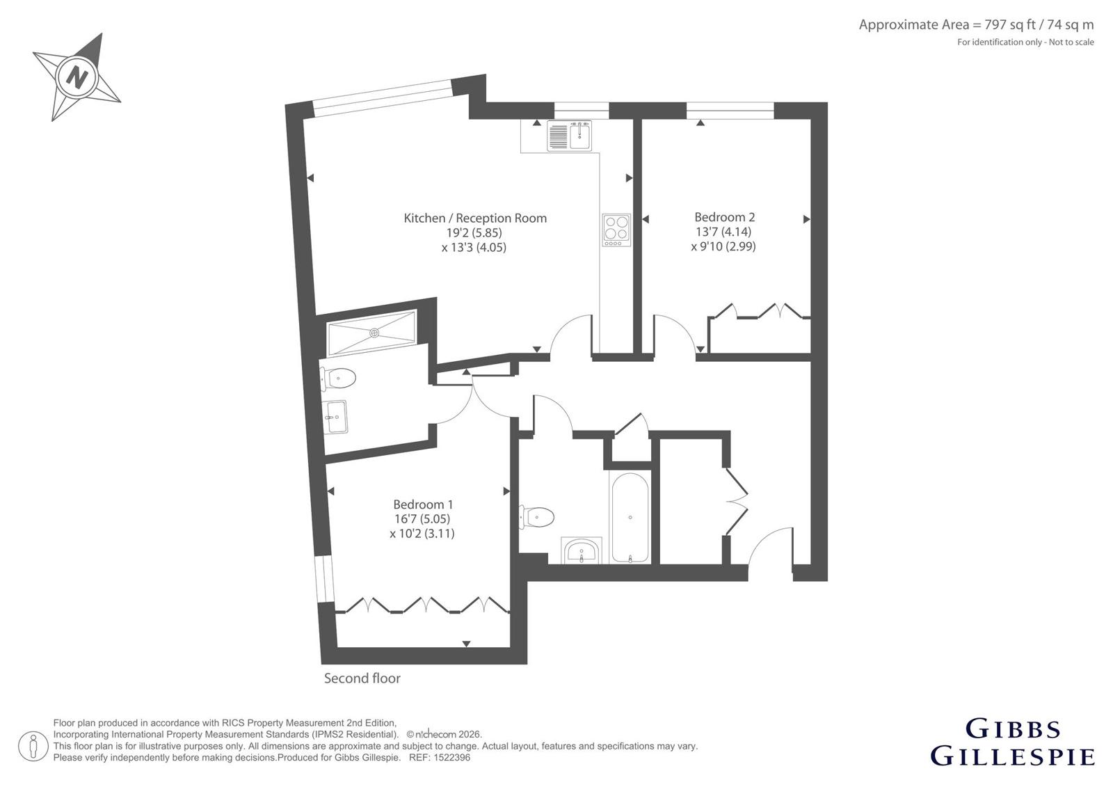 14, Flowerdown Court, Ruislip floorplan