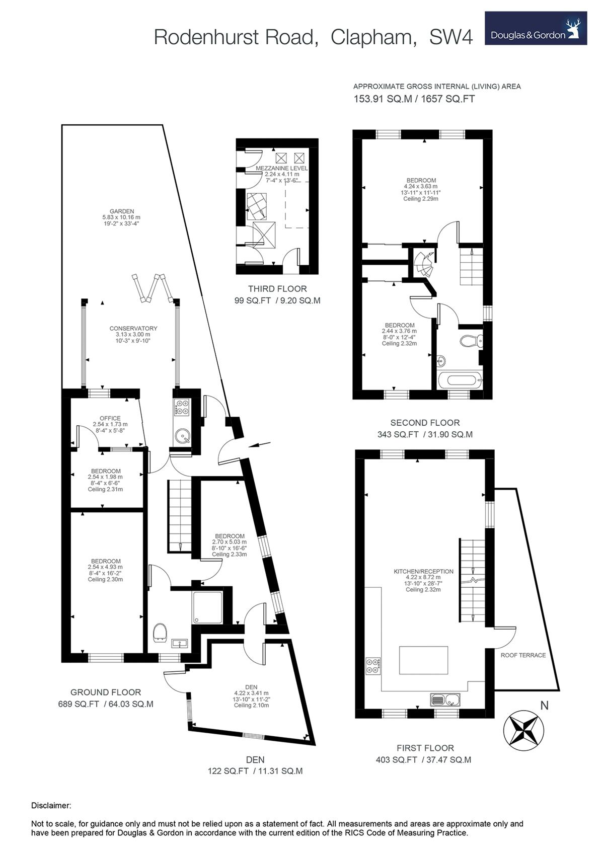 4 Bedrooms Terraced house to rent in Rodenhurst Road, London SW4