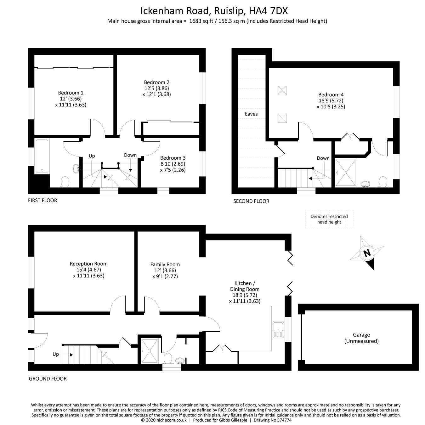 4 bed semidetached house for sale in Ickenham Road, Ruislip, Middlesex
