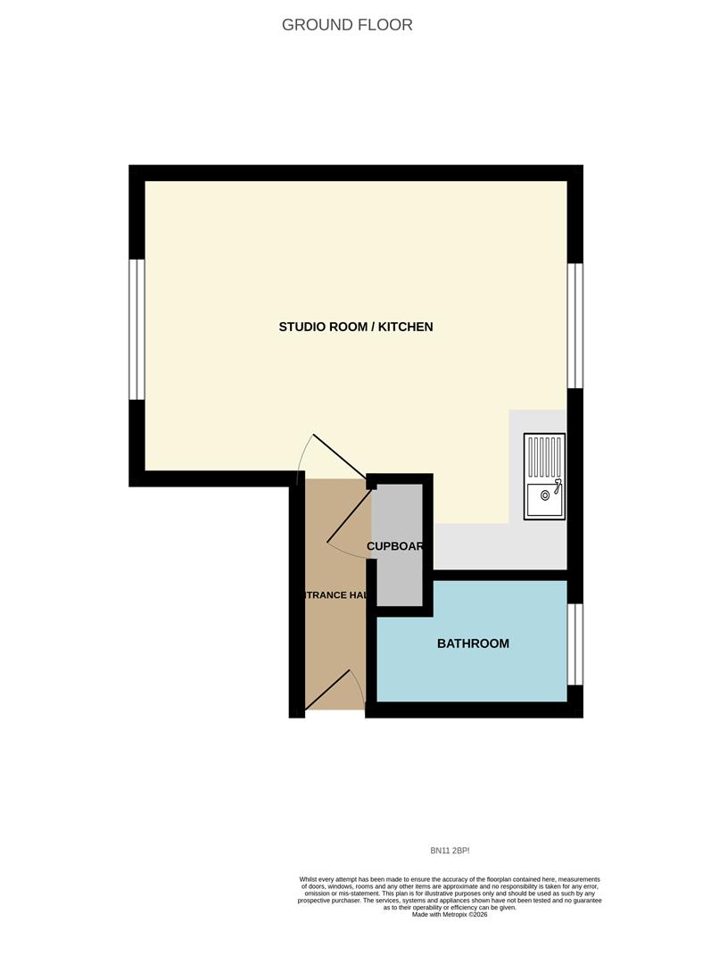 Chesswood Road, Worthing floorplan
