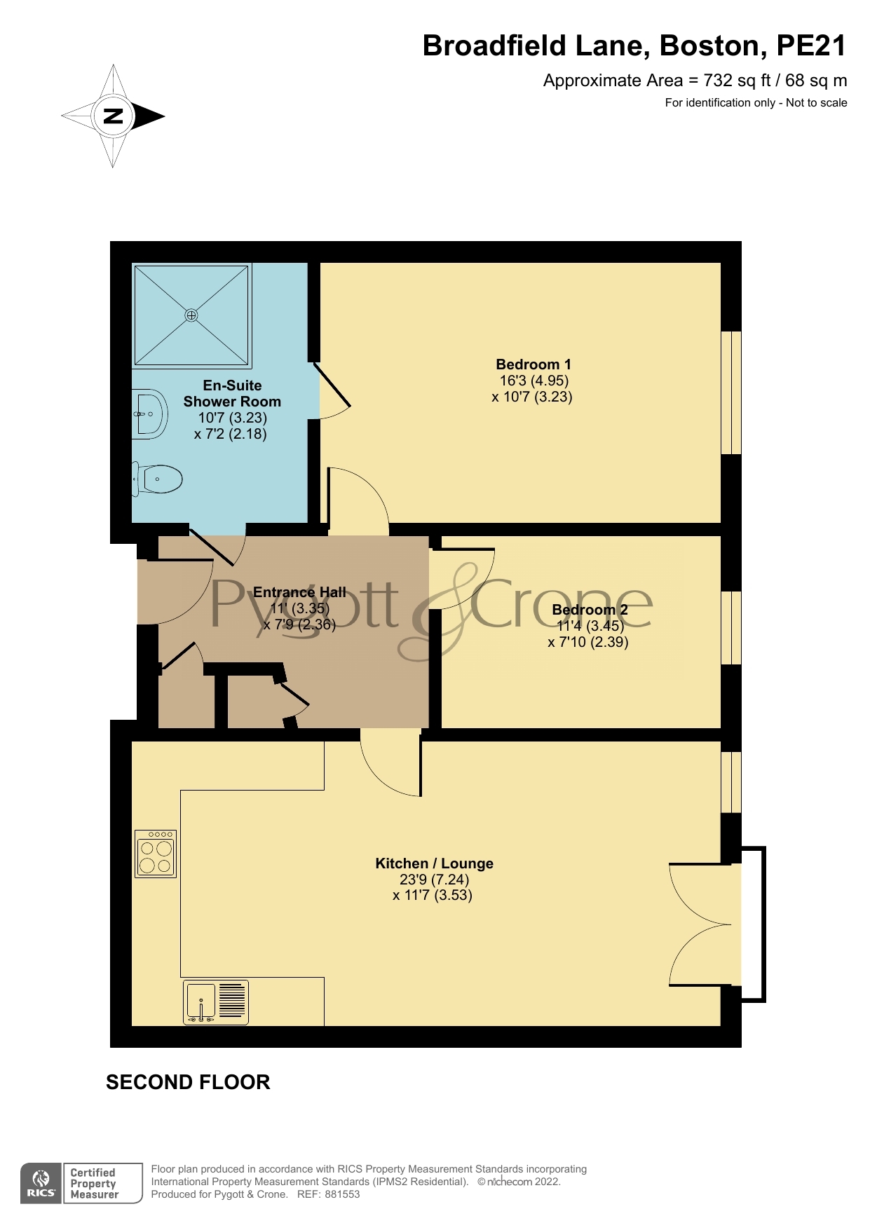 Mayfields, Broadfield Lane PE21, 2 bedroom flat for sale 62121829