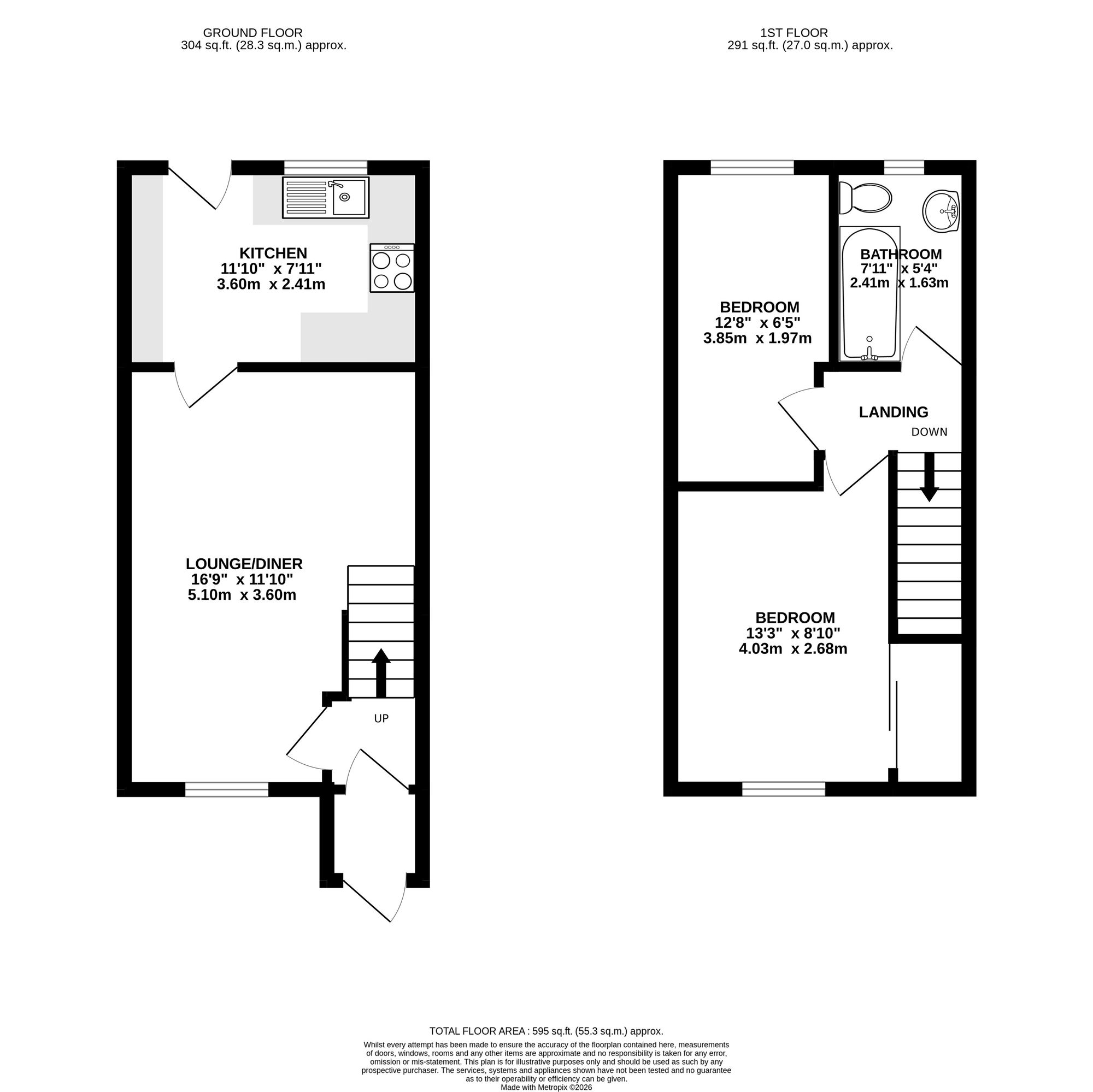 191 Mill Heath, Newport floorplan