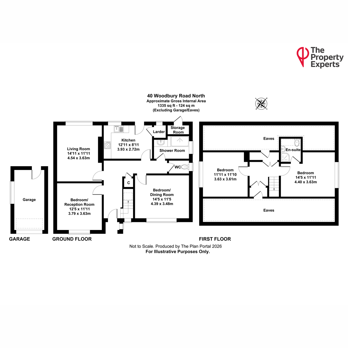 40, Woodbury Road North, Stourport-on-Severn floorplan
