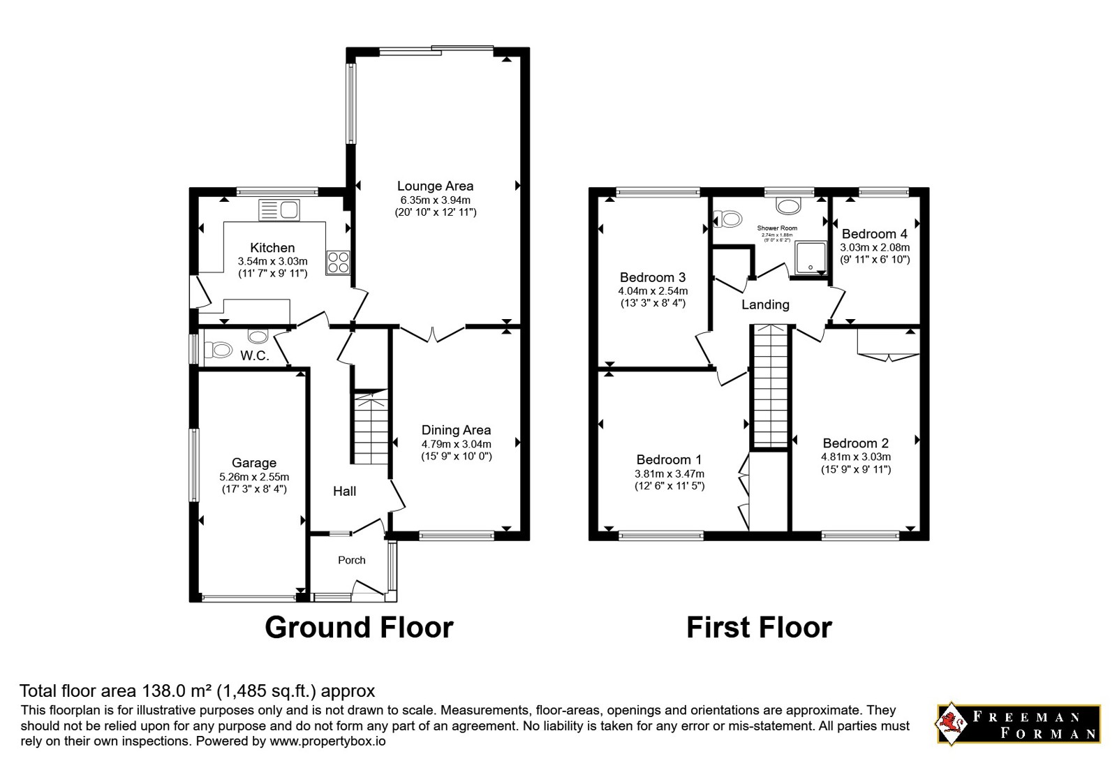 61, Cranford Road, Kent floorplan