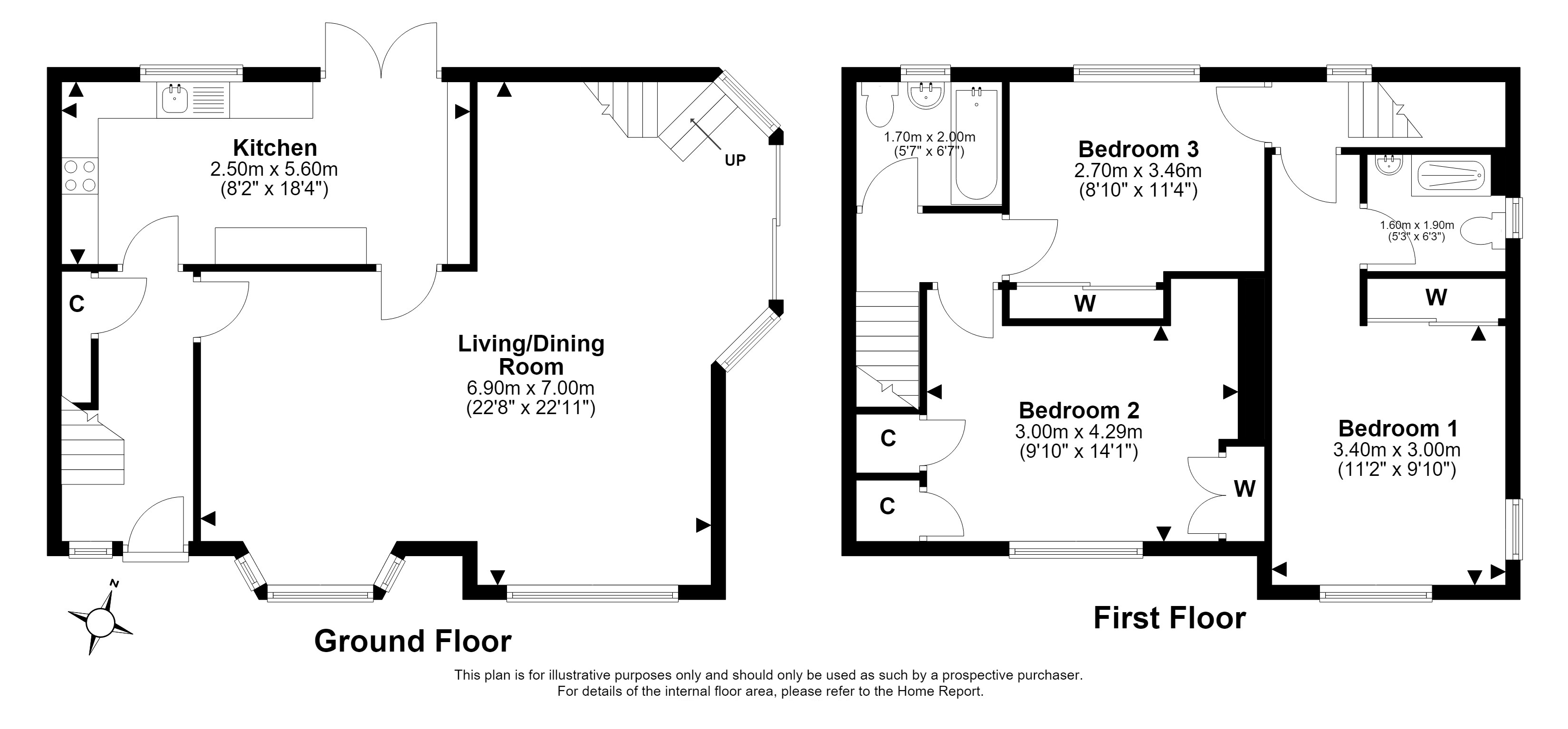 3, Castle Road, Port Seton, Prestonpans floorplan