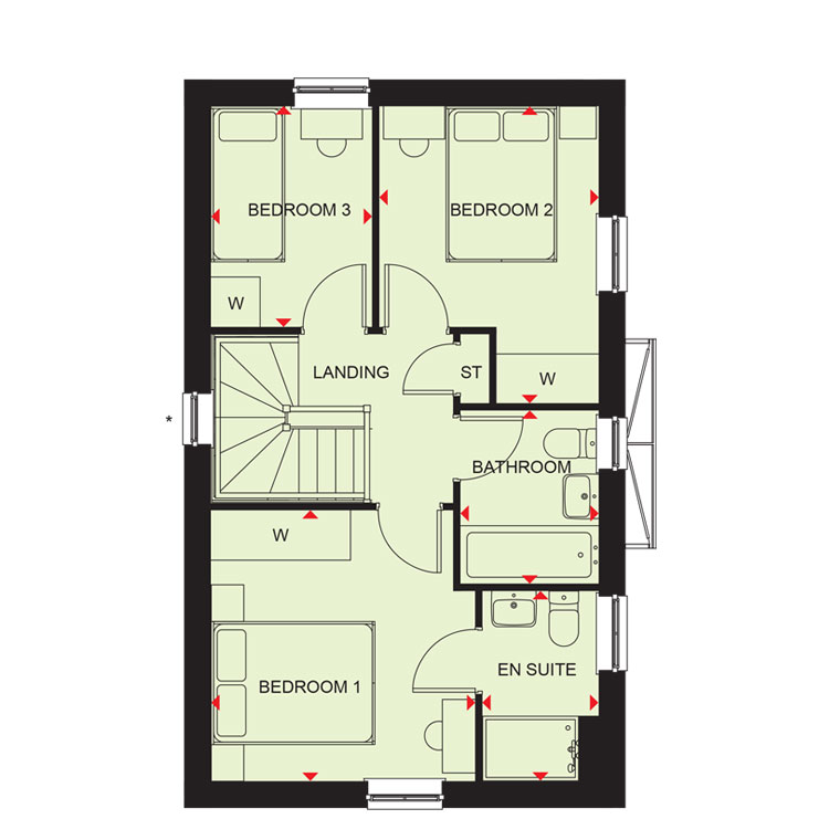 H86218, Paddock Lane, Halifax floorplan