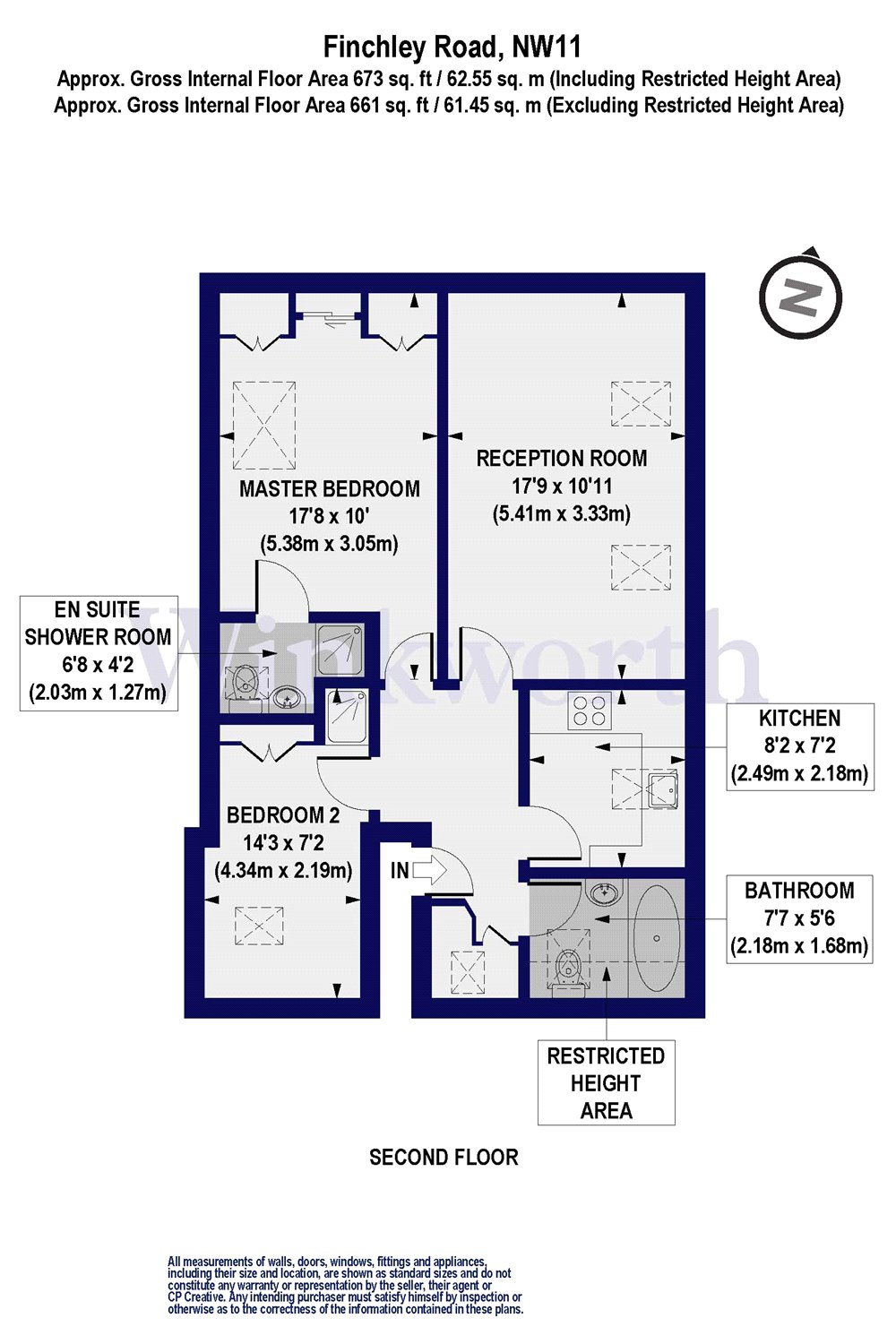 T/F, 923, Finchley Road, London floorplan