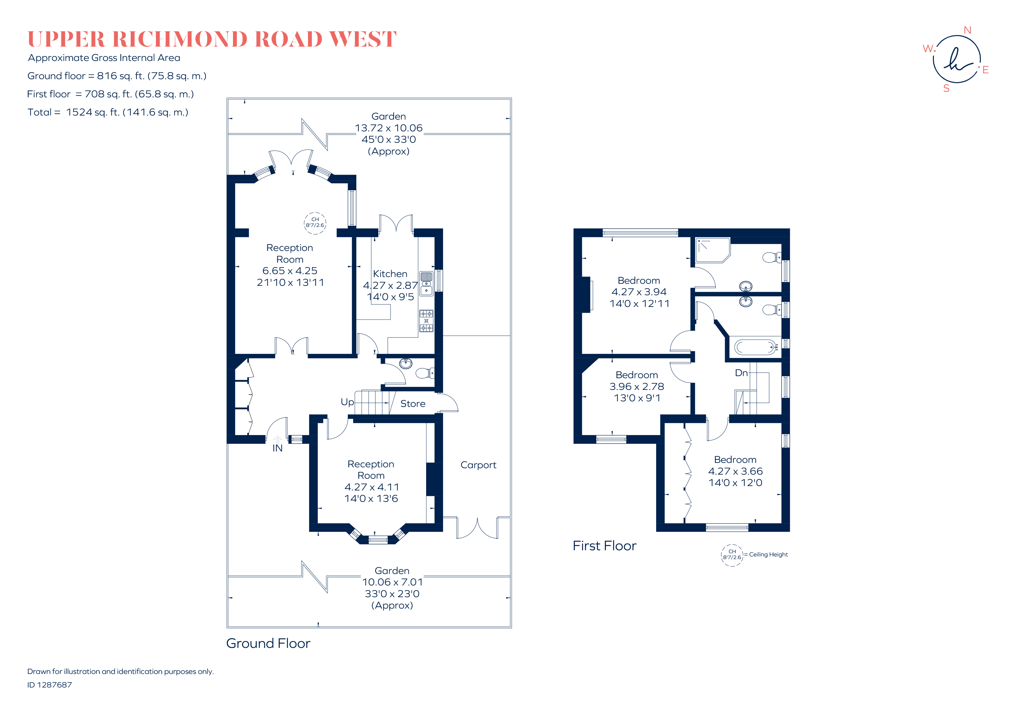 470, Upper Richmond Road West, Richmond floorplan