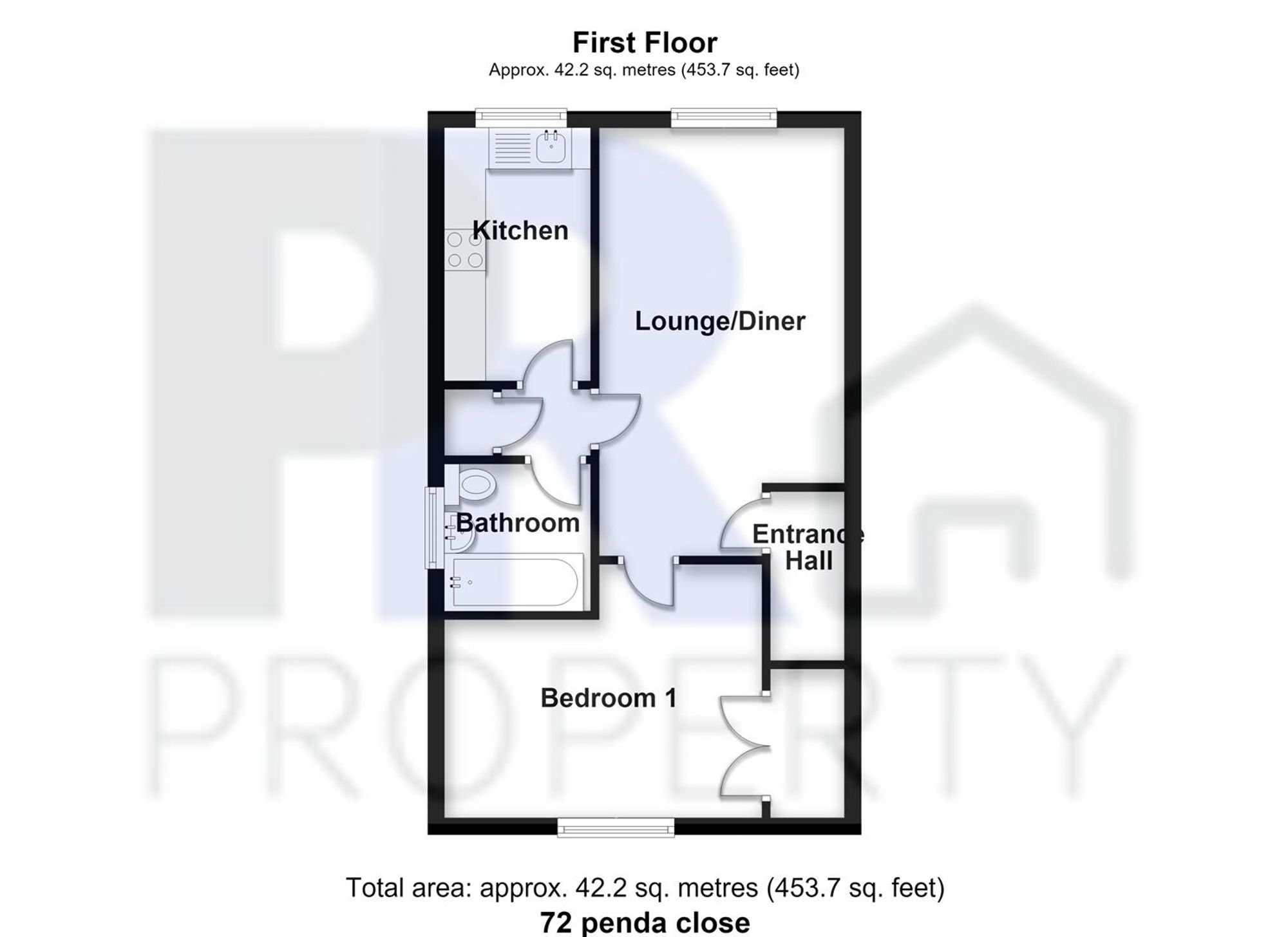 72 Penda Close, Luton floorplan