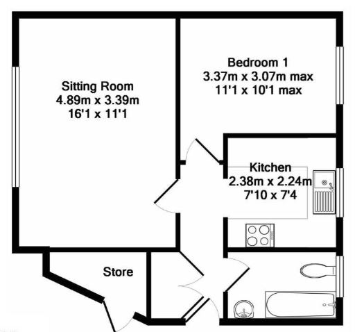 4, Baring Flats, Exeter floorplan
