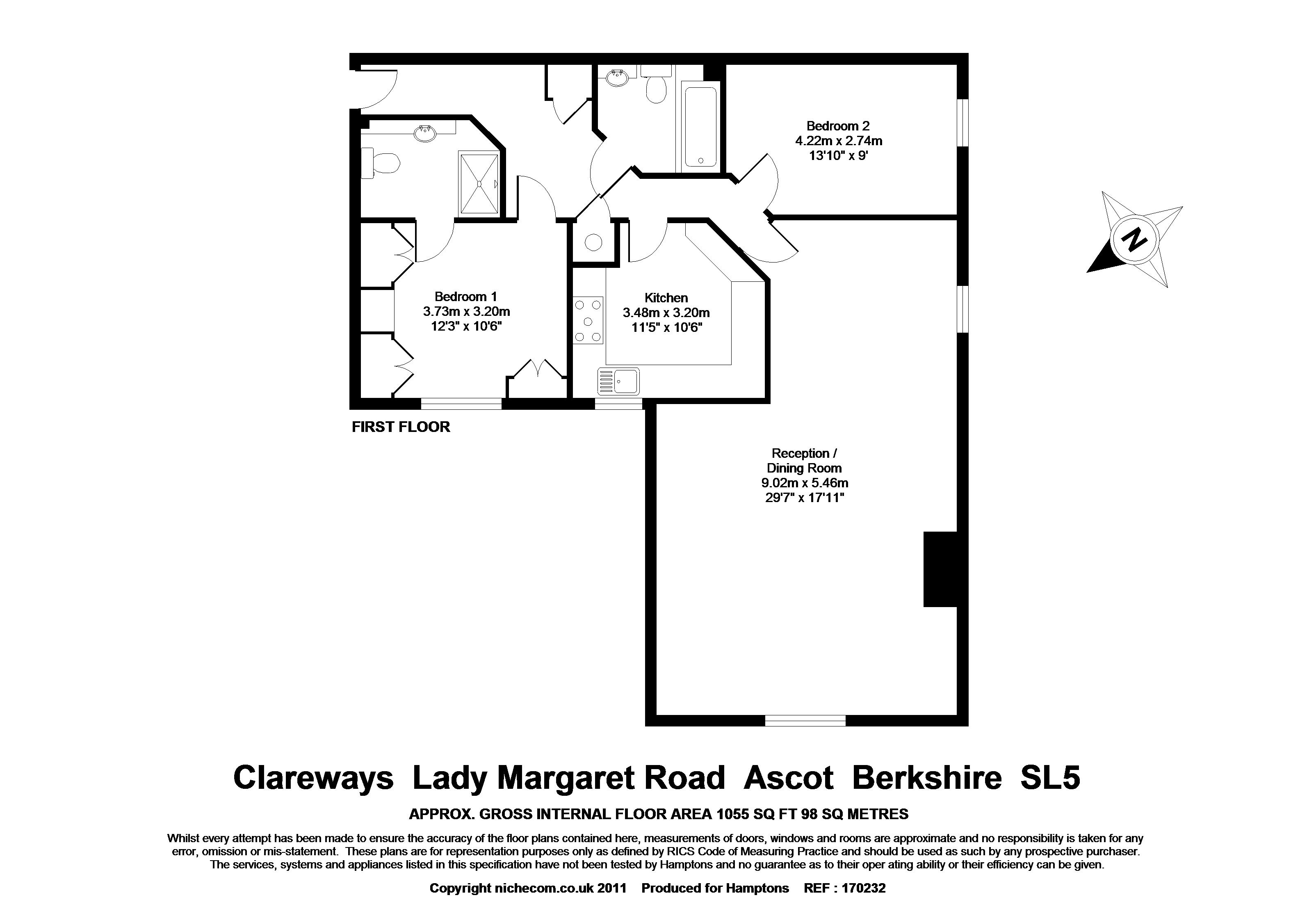 2 Bedrooms Flat to rent in Lady Margaret Road, Sunningdale, Ascot SL5