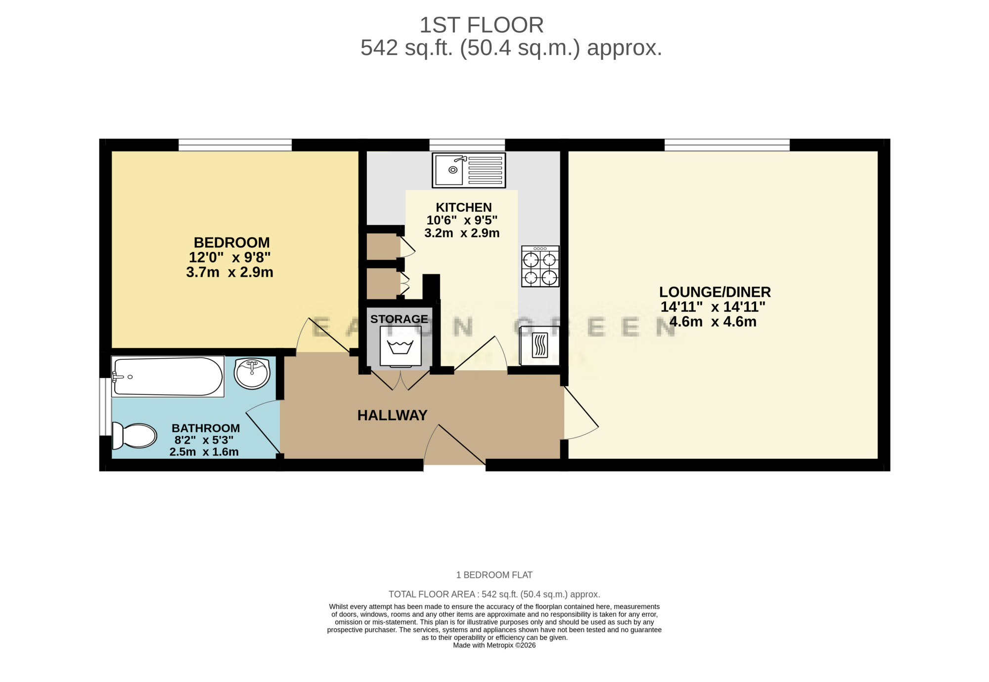 93E, Denmark Hill, Camberwell floorplan