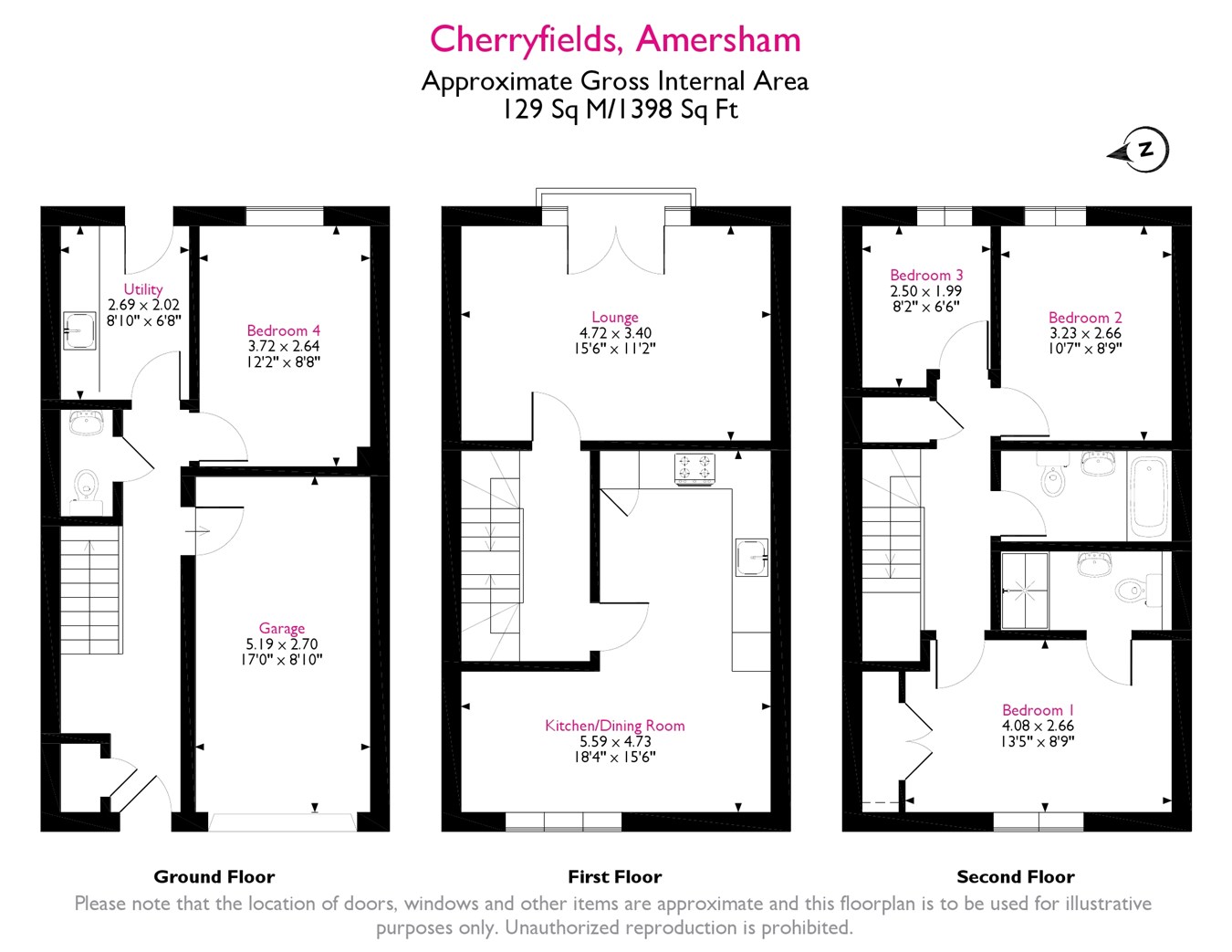 4 Bedrooms Semi-detached house to rent in Cherryfields, Amersham HP6