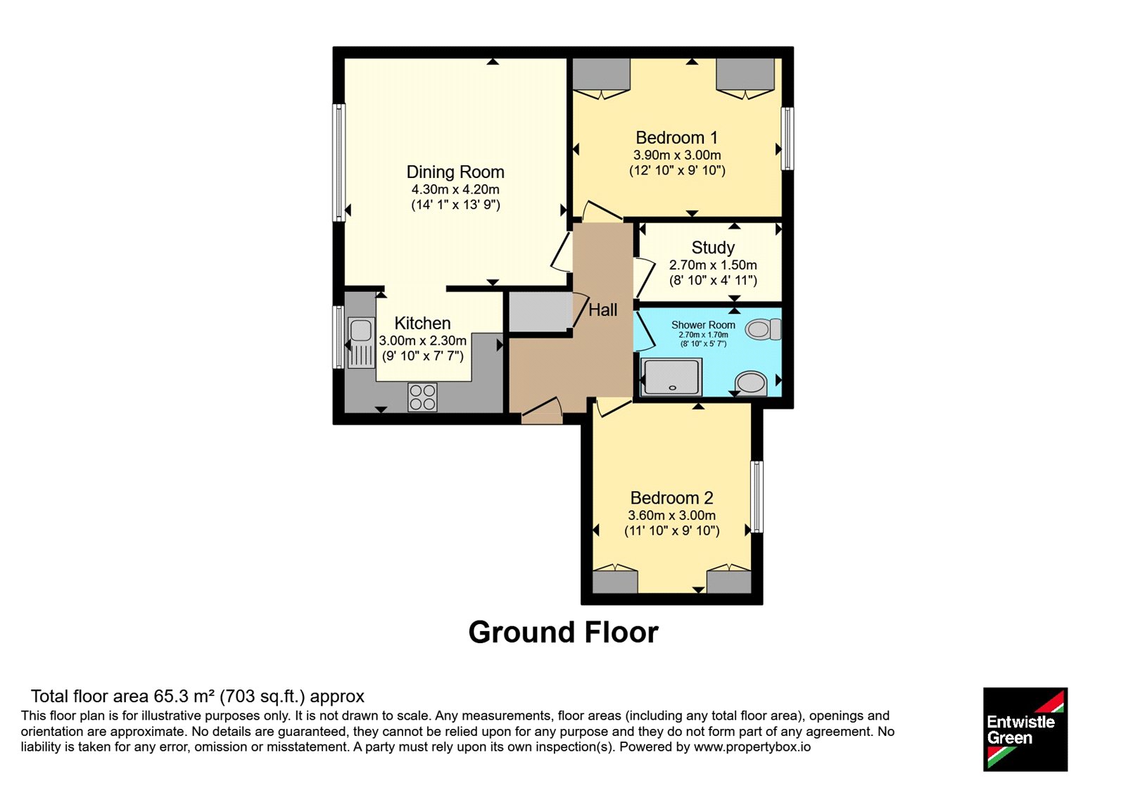 38, Pilkington Drive, Manchester floorplan