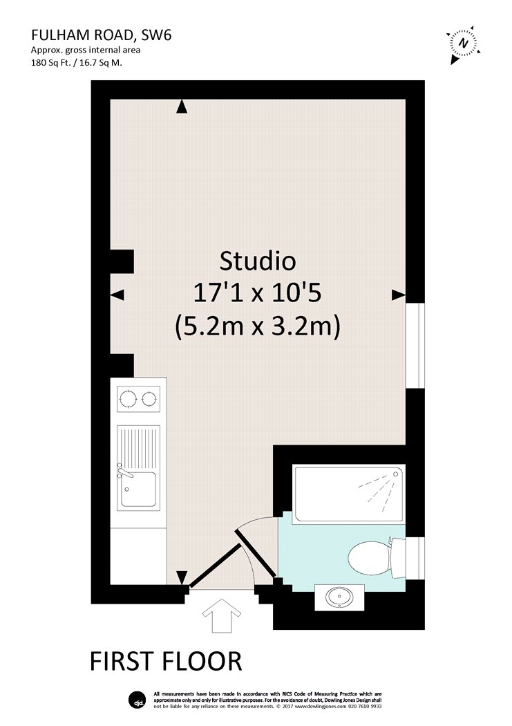 1 Bedrooms Flat to rent in Fulham Road, London SW6