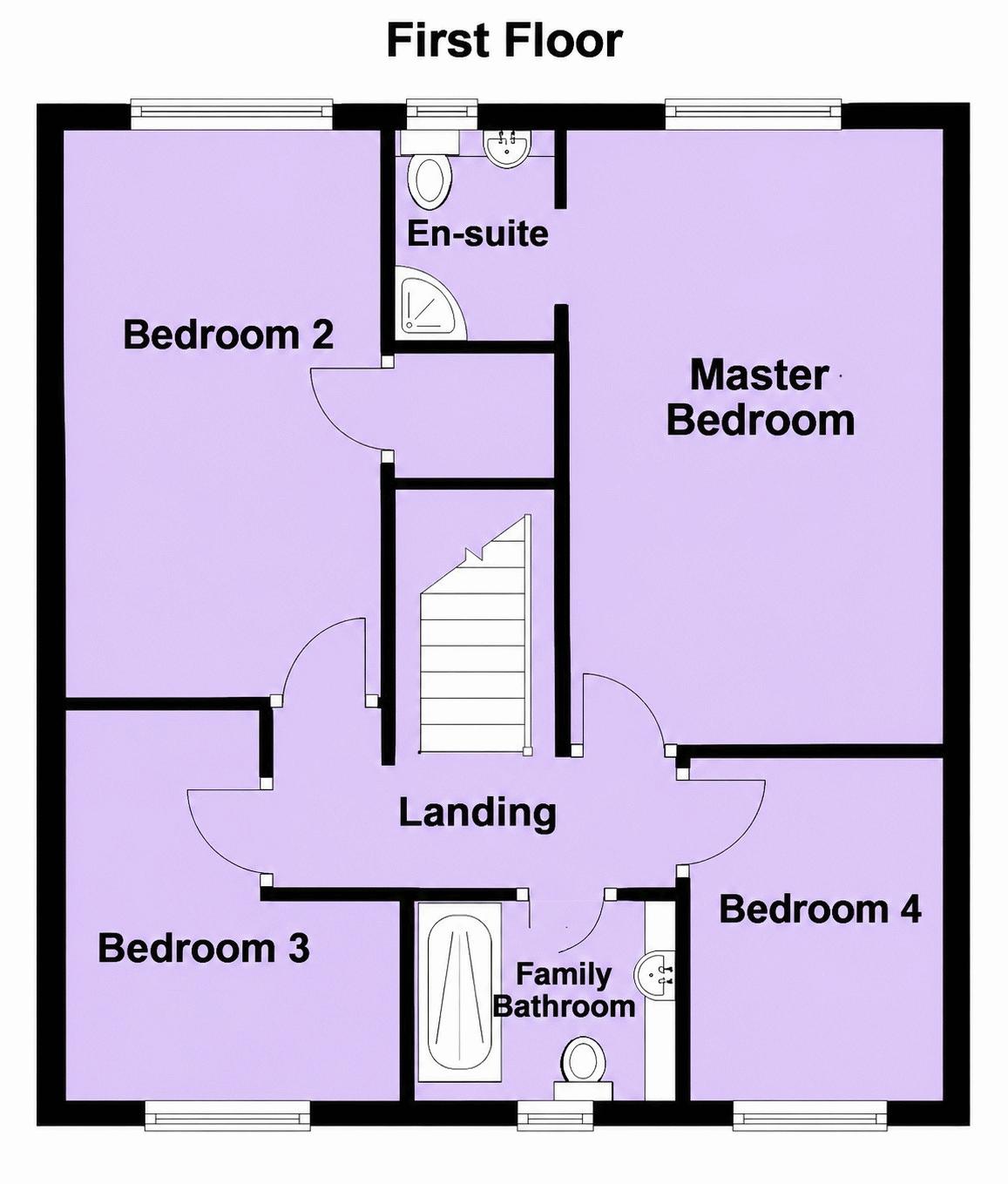 30, Longridge Way, Weston-Super-Mare floorplan