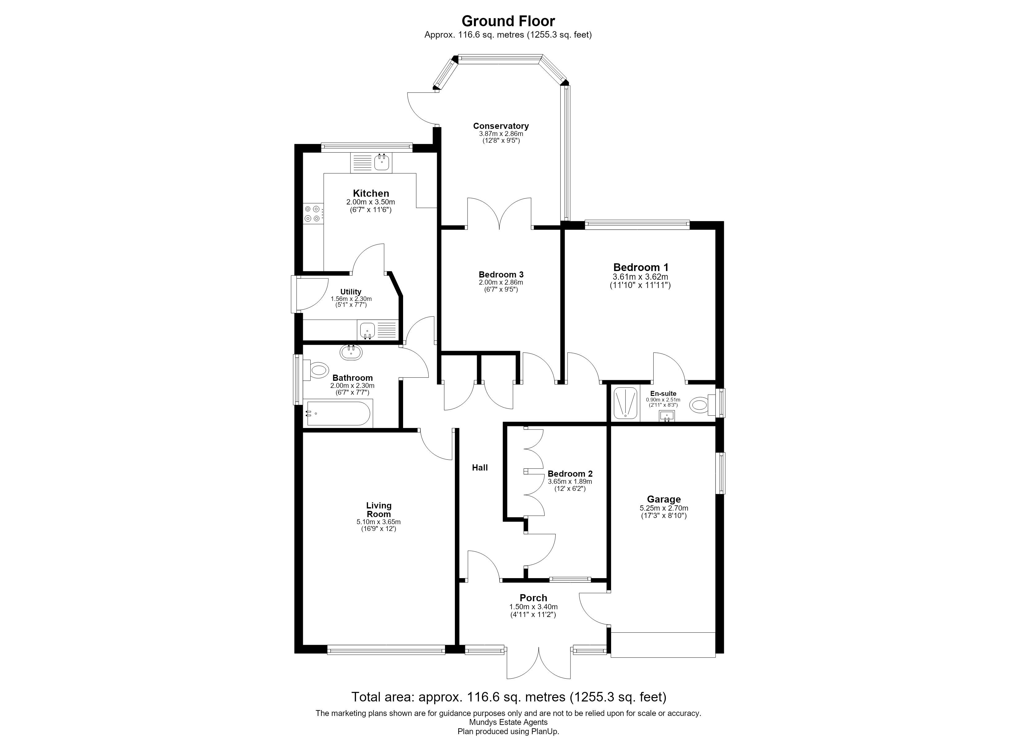 37, Beechers Way, Market Rasen floorplan